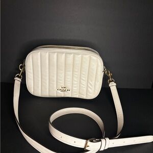 Coach Jes Quilted Leather Crossbody with Gold Hardware